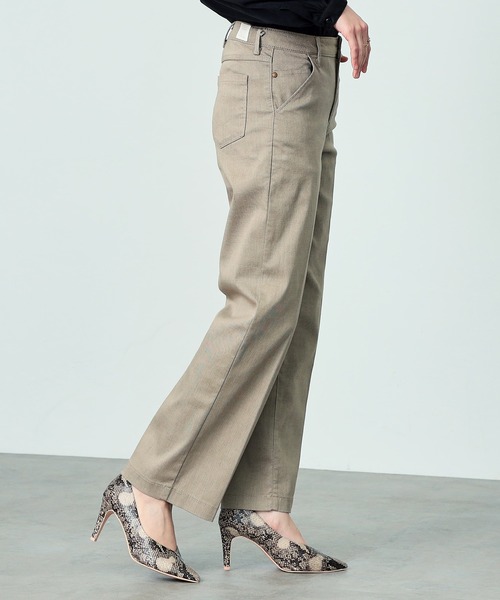 C17 LACHIC センタープレスワイドパンツ（スラックス）｜C17（シーセブンティーン）