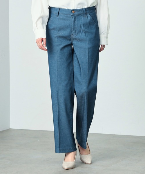 C17 LACHIC センタープレスワイドパンツ（スラックス）｜C17（シーセブンティーン）