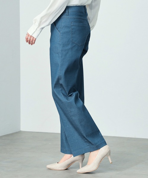 C17 LACHIC センタープレスワイドパンツ（スラックス）｜C17（シーセブンティーン）