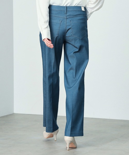 C17 LACHIC センタープレスワイドパンツ（スラックス）｜C17（シーセブンティーン）