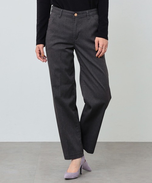 C17 LACHIC センタープレスワイドパンツ（スラックス）｜C17（シーセブンティーン）