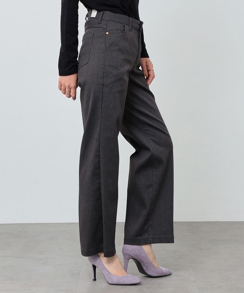 C17 LACHIC センタープレスワイドパンツ（スラックス）｜C17（シーセブンティーン）