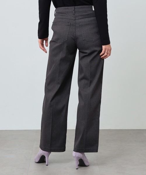 C17 LACHIC センタープレスワイドパンツ（スラックス）｜C17（シーセブンティーン）