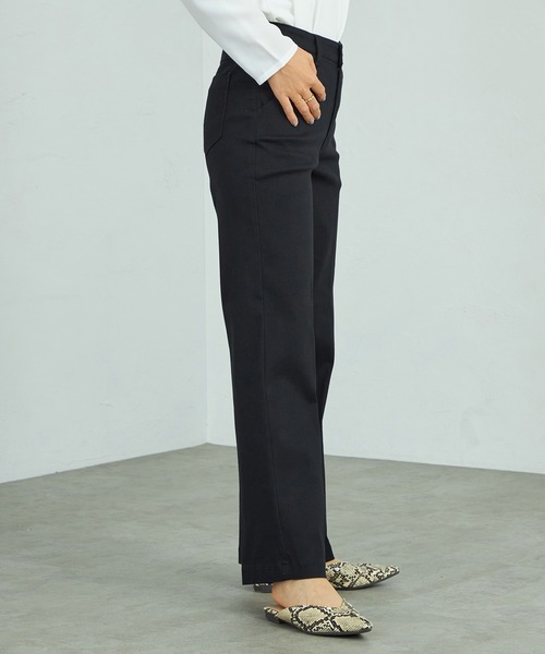 C17 LACHIC センタープレスワイドパンツ（スラックス）｜C17（シーセブンティーン）