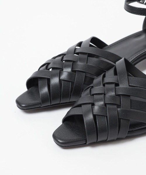 Mazell（マゼル）の「Mazell / 編み込みストラップパンプス（パンプス・レディース・オフホワイト/ブラック/ライトグリーン・35/36/37/38/39）」の13枚目の写真