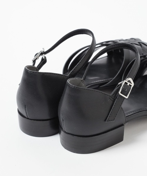 Mazell（マゼル）の「Mazell / 編み込みストラップパンプス（パンプス・レディース・オフホワイト/ブラック/ライトグリーン・35/36/37/38/39）」の16枚目の写真