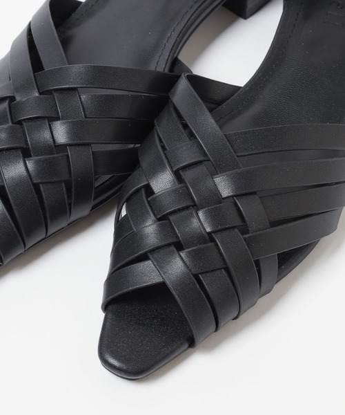 Mazell（マゼル）の「Mazell / 編み込みストラップパンプス（パンプス・レディース・オフホワイト/ブラック/ライトグリーン・35/36/37/38/39）」の21枚目の写真