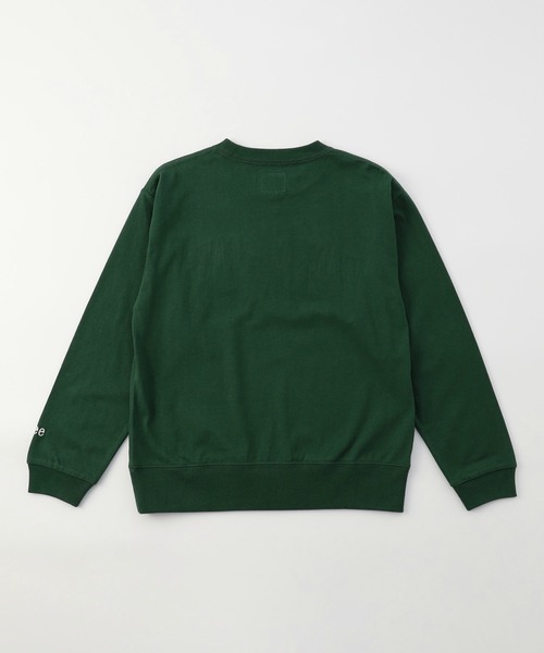 Lee(リー)の「【110-150cm】キッズ カレッジロゴ刺繍長袖Tシャツ(Tシャツ/カットソー・キッズ・グリーン/チャコールグレー/オレンジ/ホワイト・150/120/130/140/110)」の5枚目の写真