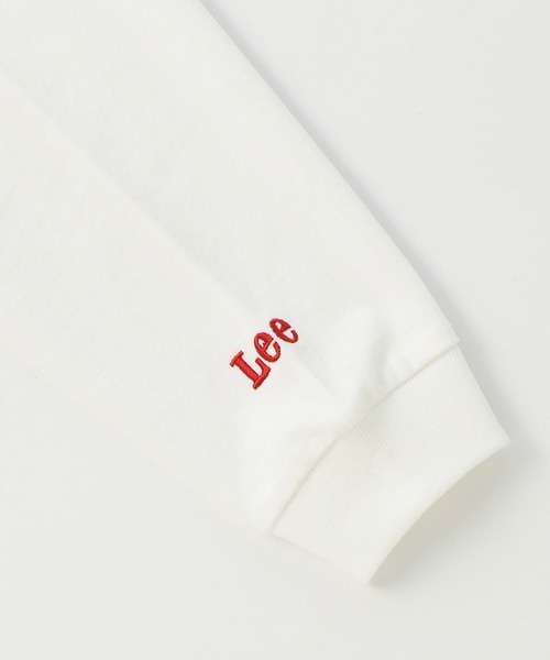 Lee(リー)の「【110-150cm】キッズ カレッジロゴ刺繍長袖Tシャツ(Tシャツ/カットソー・キッズ・グリーン/チャコールグレー/オレンジ/ホワイト・150/120/130/140/110)」の22枚目の写真