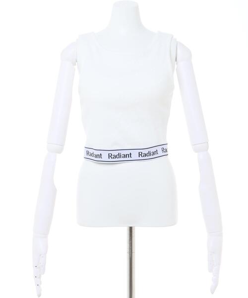 INGNI(イング)の「裾ゴムロゴタンク(タンクトップ・レディース・ブラック/オフホワイト・M)」の4枚目の写真