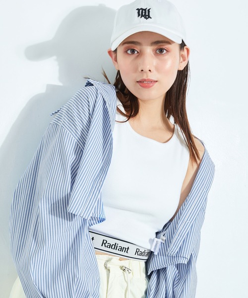 INGNI(イング)の「裾ゴムロゴタンク(タンクトップ・レディース・ブラック/オフホワイト・M)」の17枚目の写真