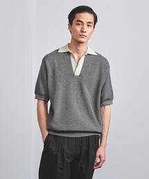 美品【UNITED ARROWS】コットン/アクリル タック スキッパー 73417283_14_d_215.jpg