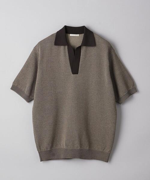美品【UNITED ARROWS】コットン/アクリル タック スキッパー UNITED ARROWS（ユナイテッドアローズ）の「コットン/アクリル