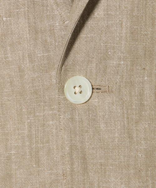 green label relaxing（グリーンレーベルリラクシング）の「LINEN RG NT 2PP- ジャケット（テーラードジャケット・メンズ・ベージュ/コバルトブルー・48/46/50/44/42）」の10枚目の写真