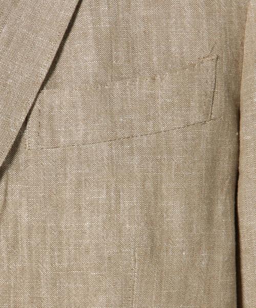 green label relaxing（グリーンレーベルリラクシング）の「LINEN RG NT 2PP- ジャケット（テーラードジャケット・メンズ・ベージュ/コバルトブルー・48/46/50/44/42）」の11枚目の写真