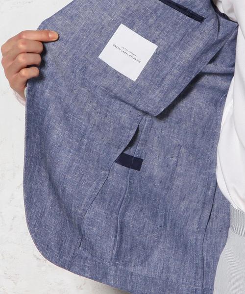 green label relaxing（グリーンレーベルリラクシング）の「LINEN RG NT 2PP- ジャケット（テーラードジャケット・メンズ・ベージュ/コバルトブルー・48/46/50/44/42）」の13枚目の写真