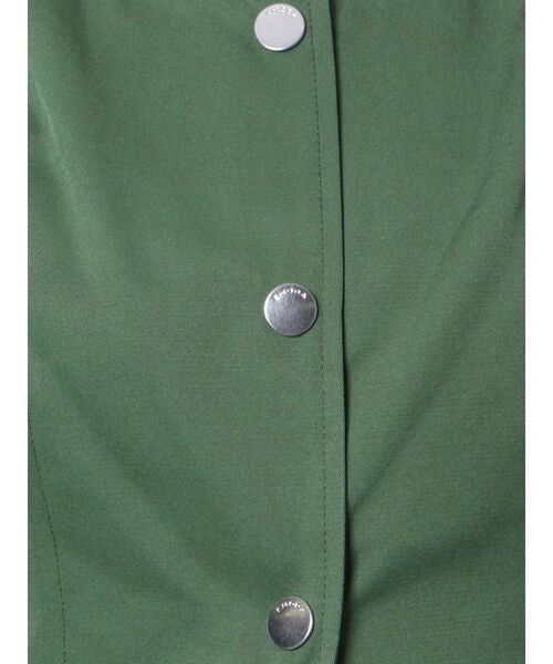 EMODA(エモダ)の「フロントボタントップ(キャミソール・レディース・ブラック/グリーン/アイボリー・FREE)」の8枚目の写真