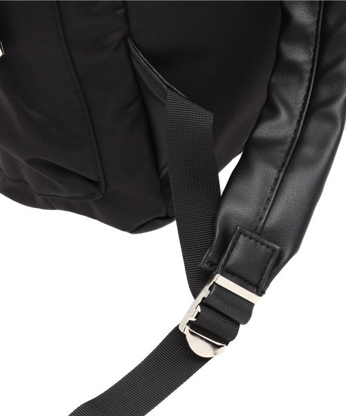 DISCOAT（ディスコート）の「【Discoat】ファスナーリュック（バックパック/リュック・レディース・ブラック/ホワイト/ネイビー/カーキ・ﾌﾘ-）」の14枚目の写真