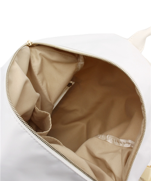 DISCOAT（ディスコート）の「【Discoat】ファスナーリュック（バックパック/リュック・レディース・ブラック/ホワイト/ネイビー/カーキ・ﾌﾘ-）」の10枚目の写真