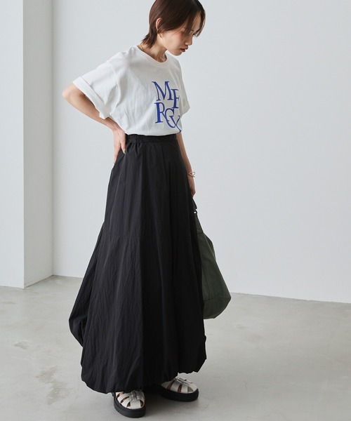 forksy.(フォルクシー)の「【forksy.】ロゴグラフィックTシャツ(Tシャツ/カットソー・レディース・オフホワイト/オートミール/ネイビー・FREE)」の13枚目の写真