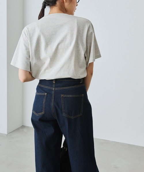 forksy.(フォルクシー)の「【forksy.】ロゴグラフィックTシャツ(Tシャツ/カットソー・レディース・オフホワイト/オートミール/ネイビー・FREE)」の14枚目の写真