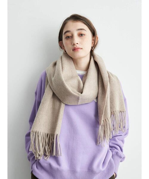 YECCA VECCA(イェッカヴェッカ)の「ウールストール(ストール/ショール・レディース・グレー/オレンジ/グリーン系その他3・FREE)」の16枚目の写真