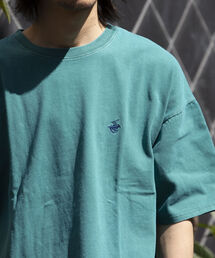 BEVERLY HILLS POLO CLUB | 【BEVERLY HILLS POLO CLUB】ワンポイント刺繍 ピグメントダイ 半袖Tシャツ(Tシャツ/カットソー)