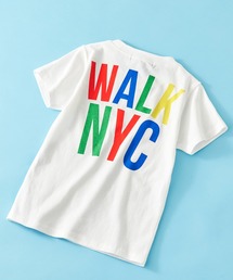 SHISKY（シスキー）の「SHISKY / シスキー 柄込み ワンポイントロゴ バックプリント 半袖 カットソー キッズ（Tシャツ/カットソー・キッズ）」