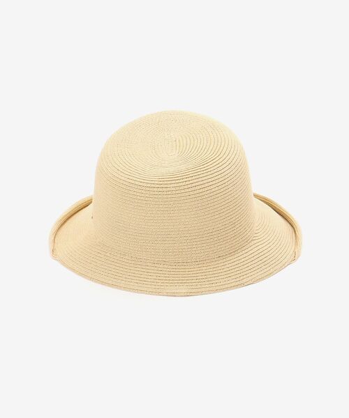 MAJESTIC LEGON(マジェスティックレゴン)の「ペーパーブルトンハット(ハット・レディース・ベージュ/ブラック・FREE)」の10枚目の写真