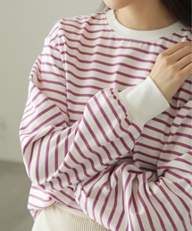 FREE'S MART（フリーズマート）の「◇リンガーボーダーロンT（Tシャツ/カットソー）」