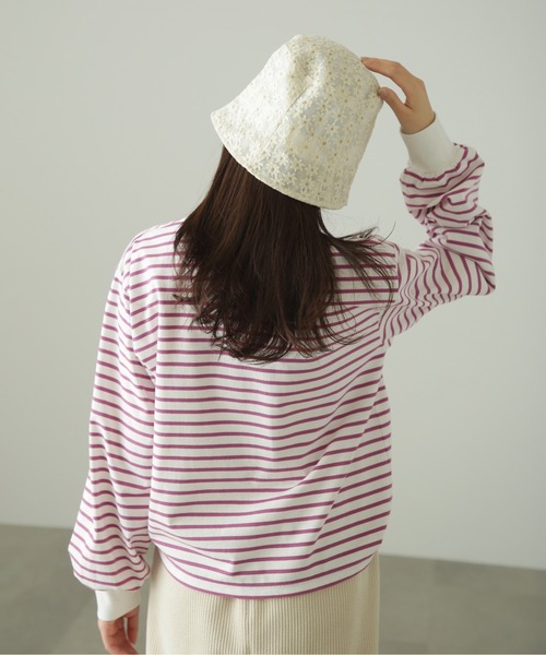 FREE'S MART（フリーズマート）の「◇リンガーボーダーロンT（Tシャツ/カットソー・レディース・ブラック系その他/パープル系その他・FREE）」の17枚目の写真