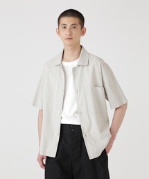 2023SS MHL COTTON DRY TWILL 白 半袖シャツ サイズ２ 74828283b_156_d_215.jpg