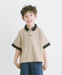TJ バイカラー カノコ ポロシャツ 110cm-130cm