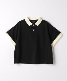 green label relaxing | TJ バイカラー カノコ ポロシャツ 110cm-130cm(ポロシャツ)