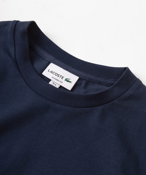 LACOSTE(ラコステ)の「【LACOSTE/ラコステ】クロコエンブレム アウトライン クロックポケット 半袖Tシャツ/ブランドロゴワッペンポケT(Tシャツ/カットソー・メンズ・ホワイト/ネイビー/ベージュ・M/L)」の6枚目の写真
