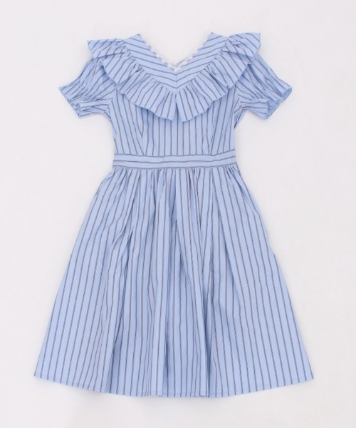 フォクシー♡ストライプワンピース ストライプワンピース[品番：IGAW0006517]｜axes femme