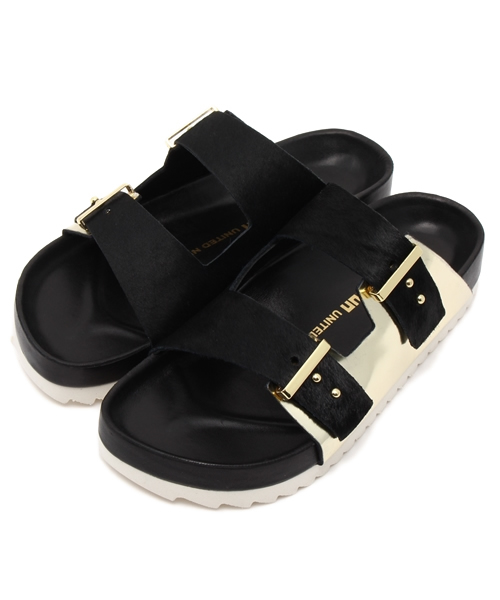 UNITED NUDE（ユナイテッドヌード）の「UNITED NUDE  『Lin Earth』 サンダル（サンダル・レディース・シルバー/ゴールド/ブラック・36/37/35/38）」の3枚目の写真