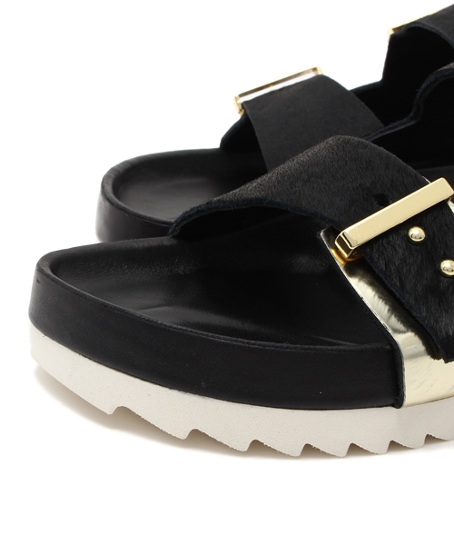 UNITED NUDE（ユナイテッドヌード）の「UNITED NUDE  『Lin Earth』 サンダル（サンダル・レディース・シルバー/ゴールド/ブラック・36/37/35/38）」の9枚目の写真