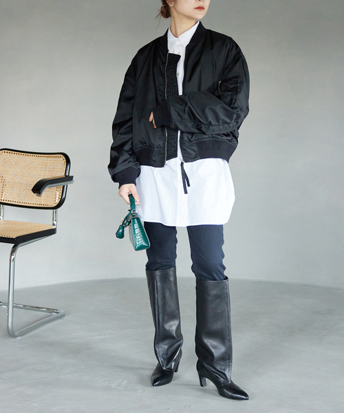 SLOBE IENA(スローブイエナ)の「SLOBE ロングブーツ(ブーツ・レディース・ブラック/ブラウン・24cm/24.5cm/23.5cm/23cm/22.5cm/25cm)」の10枚目の写真