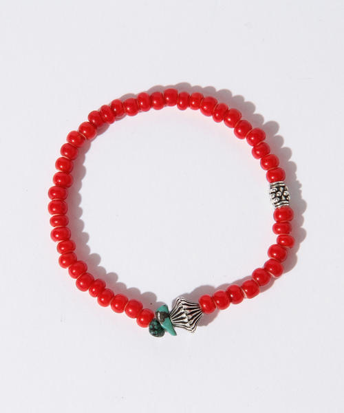B:MING by BEAMS（ビーミングバイビームス）の「ビーミング by ビームス / BEADSブレスレット（ブレスレット・メンズ・レッド/ブルー・ONE SIZE）」の14枚目の写真