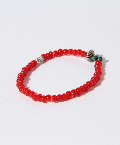 B:MING by BEAMS（ビーミングバイビームス）の「ビーミング by ビームス / BEADSブレスレット（ブレスレット・メンズ・レッド/ブルー・ONE SIZE）」の13枚目の写真