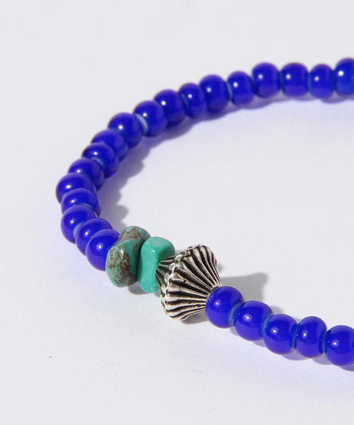 B:MING by BEAMS（ビーミングバイビームス）の「ビーミング by ビームス / BEADSブレスレット（ブレスレット・メンズ・レッド/ブルー・ONE SIZE）」の9枚目の写真