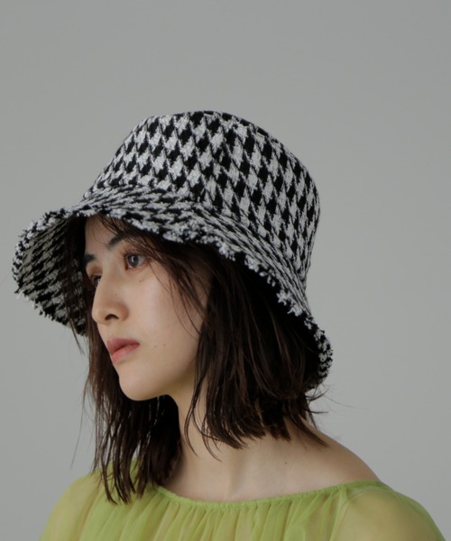 FREE'S MART（フリーズマート）の「ツイードハット（ハット・レディース・ブラック/ホワイト系その他/ブラック系その他/ブラウン系その他・ﾌﾘ-）」の18枚目の写真