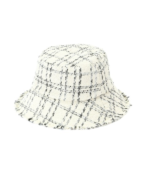 FREE'S MART（フリーズマート）の「ツイードハット（ハット・レディース・ブラック/ホワイト系その他/ブラック系その他/ブラウン系その他・ﾌﾘ-）」の17枚目の写真