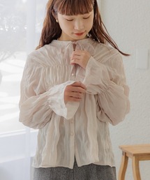 flower | シャーリングワッシャーブラウス(シャツ/ブラウス)