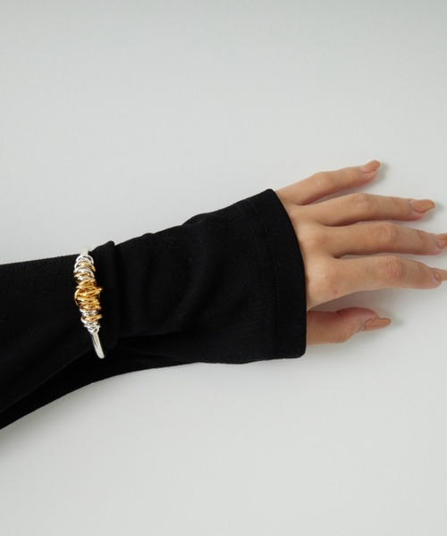 LAPUIS（ラピュイ）の「[LAPUIS/ラピュイ] COIL AROUND バングル（バングル/リストバンド・レディース・マルチ・ONE SIZE）」の8枚目の写真