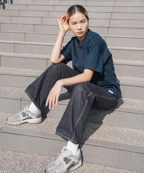 STARTER(スターター)の「【STARTER】BIG 半袖Tシャツ(Tシャツ/カットソー・メンズ・ブラック/ホワイト/ネイビー/ブラウン/カーキ/ライトグレー/グレー/パープル・XXL/S/M/XL/L)」の7枚目の写真