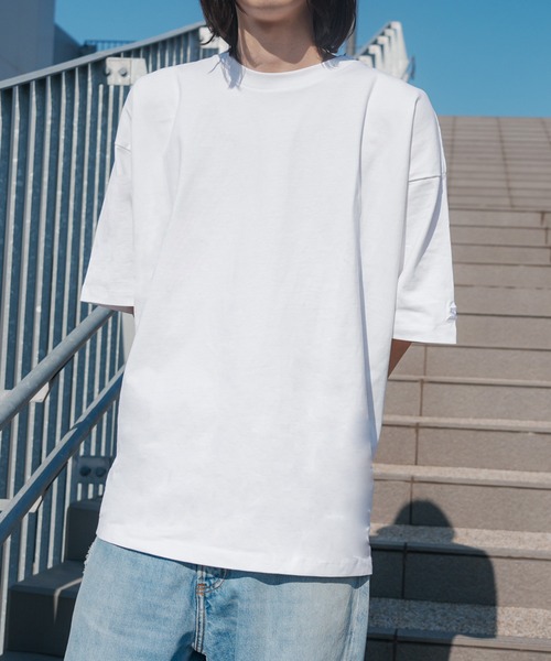 STARTER(スターター)の「【STARTER】BIG 半袖Tシャツ(Tシャツ/カットソー・メンズ・ブラック/ホワイト/ネイビー/ブラウン/カーキ/ライトグレー/グレー/パープル・XXL/S/M/XL/L)」の2枚目の写真