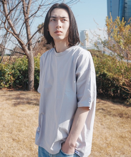 STARTER(スターター)の「【STARTER】BIG 半袖Tシャツ(Tシャツ/カットソー・メンズ・ブラック/ホワイト/ネイビー/ブラウン/カーキ/ライトグレー/グレー/パープル・XXL/S/M/XL/L)」の9枚目の写真