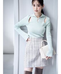 MERCURYDUO | ツイードミニスカート(スカート)